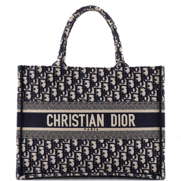 Christian Dior Book Tote Oblique Canvas Medium