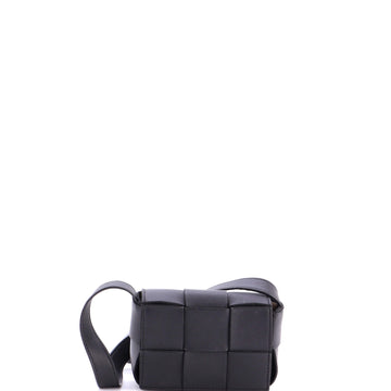 Bottega Veneta Cassette Crossbody Bag Maxi Intrecciato Leather Candy