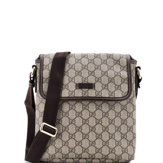 Gucci Flap Messenger GG Coated Canvas Small