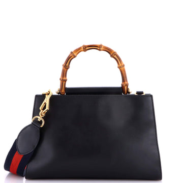 Gucci Nymphaea Top Handle Bag Leather Small