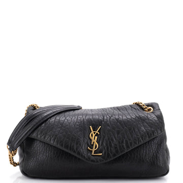 Saint Laurent Calypso Flap Bag Leather Medium