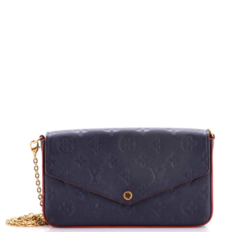 Louis Vuitton Felicie Pochette Monogram Empreinte Leather