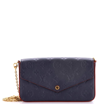 Louis Vuitton Felicie Pochette Monogram Empreinte Leather