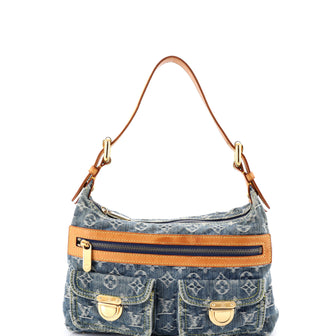 Louis Vuitton Baggy Handbag Denim PM