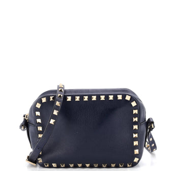 Valentino Garavani Rockstud Camera Crossbody Bag Leather