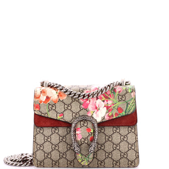 Gucci Dionysus Bag Blooms Print GG Coated Canvas Mini