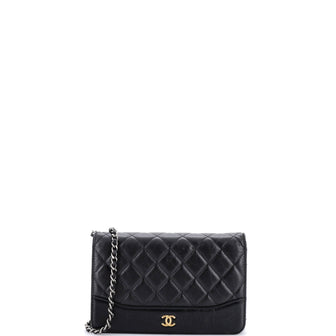 Chanel Gabrielle Wallet on Chain Quilted Aged Calfskin
