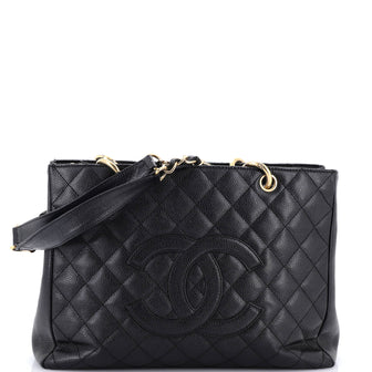 Chanel Grand Shopping Tote Quilted Calfskin