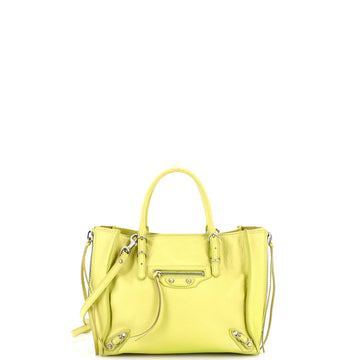 Balenciaga Papier A4 Zip Around Classic Studs Bag Leather Mini