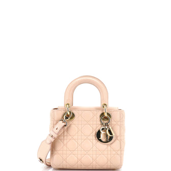 Christian Dior My Lady Dior Bag Cannage Quilt Lambskin