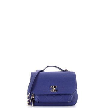 Chanel Business Affinity Flap Bag Quilted Caviar Small