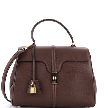 Celine 16 Top Handle Bag Grained Calfskin Medium