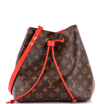 Louis Vuitton NeoNoe Handbag Monogram Canvas with Leather MM