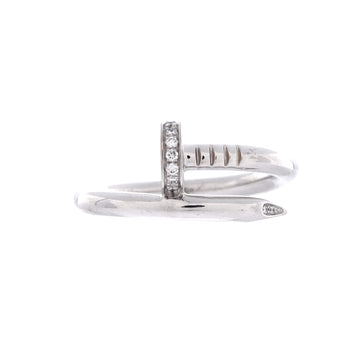 Cartier Juste un Clou Ring 18K White Gold with Diamonds
