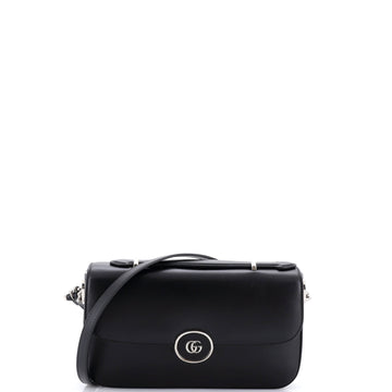 Gucci Petite GG Flap Shoulder Bag Leather Small