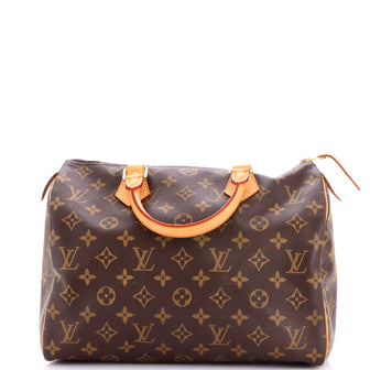 Louis Vuitton Speedy Handbag Monogram Canvas 30