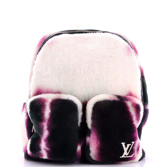 Louis Vuitton Multipocket Backpack Tie Dye Shearling
