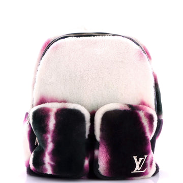 Louis Vuitton Multipocket Backpack Tie Dye Shearling