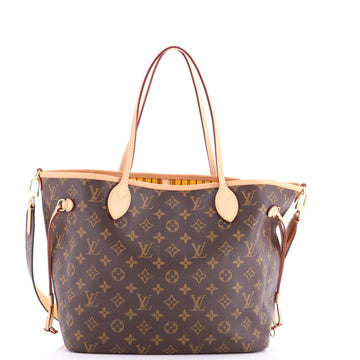 Louis Vuitton Neverfull Bandouliere Inside Out Monogram Canvas and Textile MM