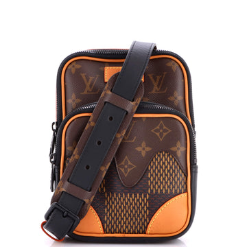 Louis Vuitton Nigo Amazone Sling Bag Limited Edition Giant Damier and Monogram Canvas