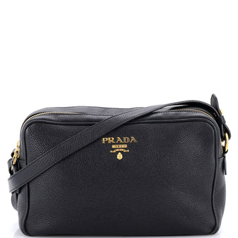Prada Double Zip Camera Bag Vitello Phenix Medium