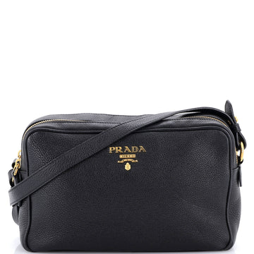 Prada Double Zip Camera Bag Vitello Phenix Medium