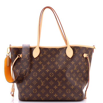 Louis Vuitton Neverfull Bandouliere Inside Out Monogram Canvas and Textile MM