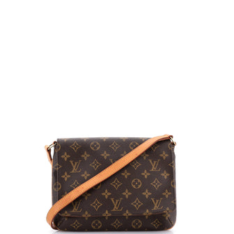 Louis Vuitton Musette Tango Handbag Monogram Canvas