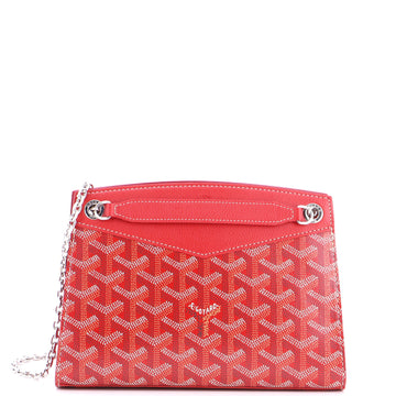 Goyard Structured Rouette Chain Shoulder Bag Coated Canvas Mini