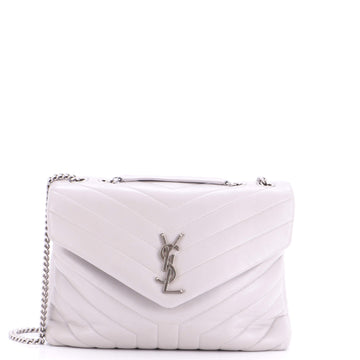 Saint Laurent Loulou Shoulder Bag Matelasse Chevron Leather Medium