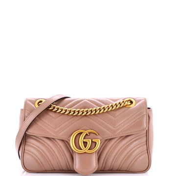Gucci GG Marmont Flap Bag Matelasse Leather Medium
