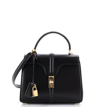 Celine 16 Top Handle Bag Smooth Calfskin Small