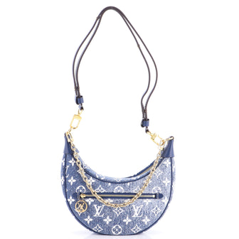 Louis Vuitton Loop Handbag Monogram Jacquard Denim