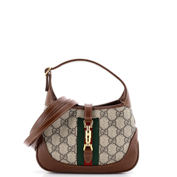 Gucci Jackie 1961 Hobo GG Coated Canvas Mini