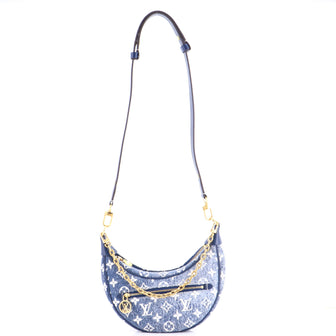 Louis Vuitton Loop Handbag Monogram Jacquard Denim