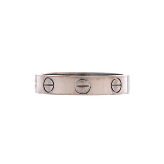 Cartier Love Wedding Band Ring 18K White Gold