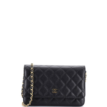 Chanel Wallet on Chain Quilted Caviar