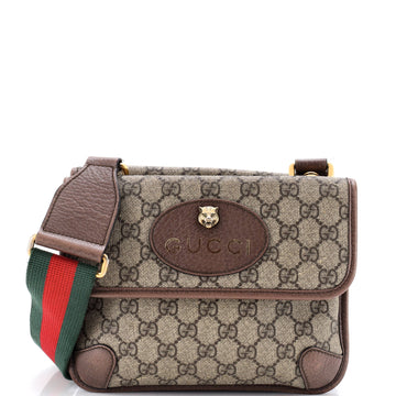 Gucci Neo Vintage Flap Messenger GG Coated Canvas Small