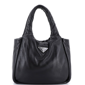 Prada Padded Soft Tote Leather Medium