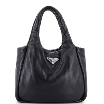 Prada Padded Soft Tote Leather Medium