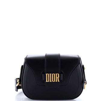 Christian Dior D-Fence Saddle Bag Leather Small