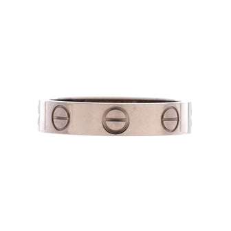 Cartier Love Wedding Band Ring 18K White Gold