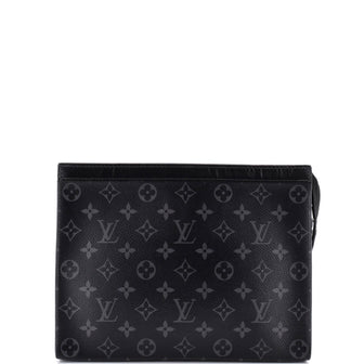 Louis Vuitton Pochette Voyage Monogram Eclipse Canvas MM
