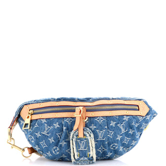 Louis Vuitton High Rise Bum Bag Monogram Denim