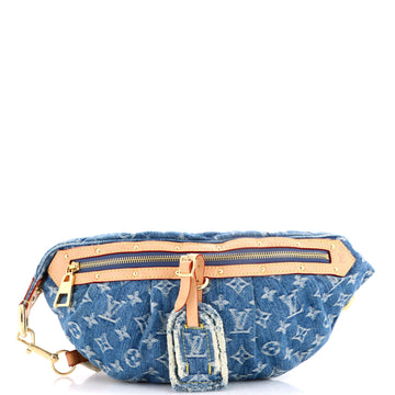 Louis Vuitton High Rise Bum Bag Monogram Denim