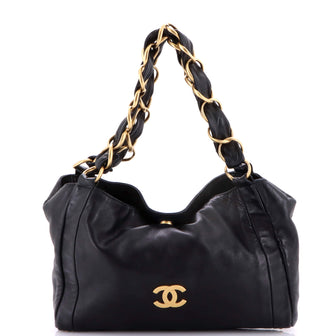 Chanel Vintage Olsen Shoulder Bag Lambskin Small