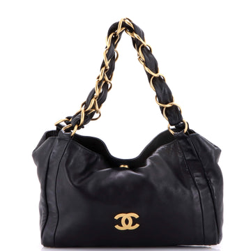Chanel Vintage Olsen Shoulder Bag Lambskin Small