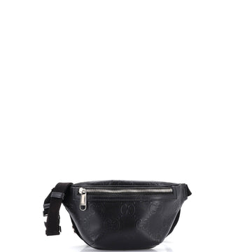 Gucci Belt Bag GG Embossed Perforated Leather Small