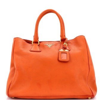 Prada Convertible Shopper Tote Vitello Daino Large