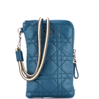 Christian Dior Caro Multifunctional Pouch Cannage Quilt Calfskin